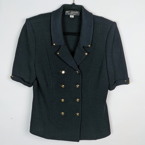 ST. JOHN COLLECTION MARIE GRAY Santana Knit Jacket